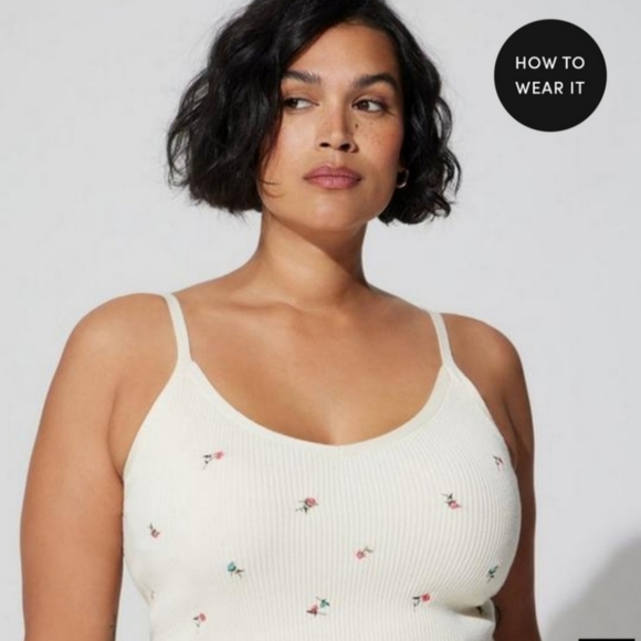 NWT BUNDLE Fitted Ribbed Sweater & TWO cami set - Picture 3 of 16